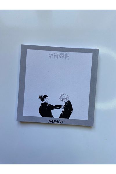 Hara Company Jujutsu Kaisen Anime Gojo And Geto 9x9 CmAnime Memopad