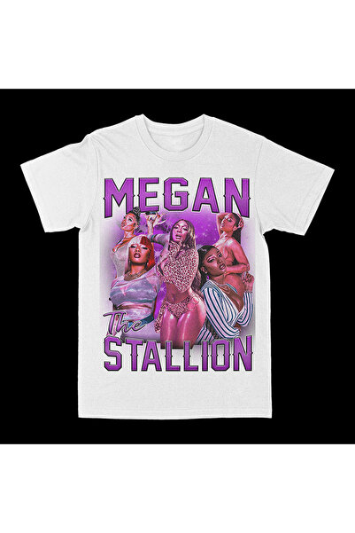 rebelberi Megan Thee Stallion ljubičasta tematska hiphop rap bootleg bela ove...