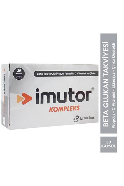 Dynavit Eczacıbaşı Imutor Beta Glucan - 30 Capsules