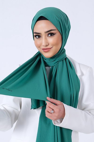 HAREM SCARF Πράσινο ασιατικό σάλι από γρασίδι