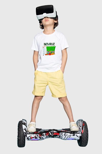 herotasarım Tricou unisex pentru copii Nowruz - mânecă scurtă, bll4588