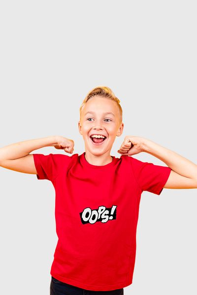 herotasarım Tricou unisex pentru copii OOPS - mânecă scurtă, bll4675