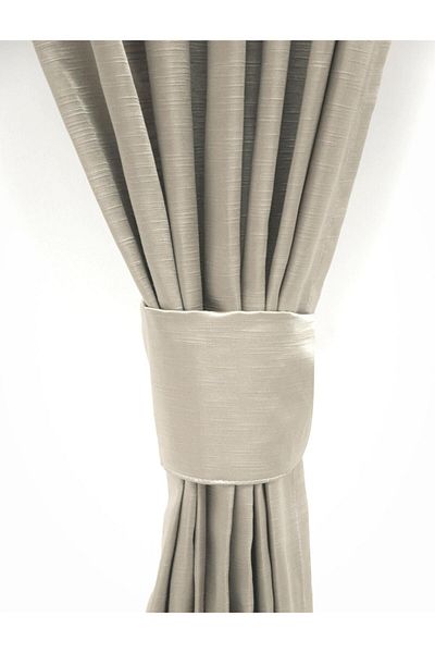 Premier Home Σατέν Κουρτίνα Φόντο 140x260 Μπεζ