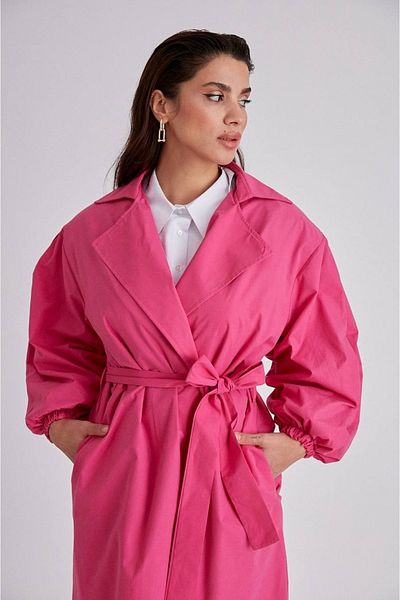 Suzi butik TRENCH FUCHIA OVERSIZE DAMĂ MÂNECĂ BALON
