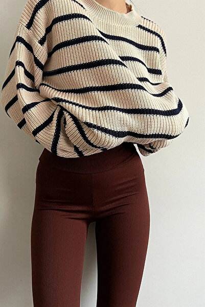 byhaziran butik Princes ženske Rebrasto Elastično Visok struk Oblikuje figuru...