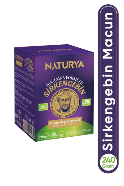 NATURYA Sirkengebin Karışık Bitkisel Macun 240 gr.