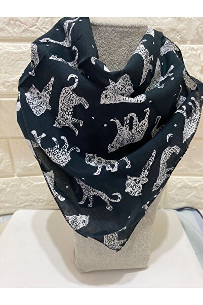 sema aksesuar Λεοπάρ μοτίβο βαμβακερό κασκόλ - Μπαντάνα - Δώρο για τη γιορτή ...