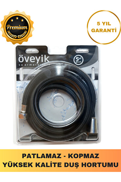 Black Braided Material Ultra Durable Unbreakable Explosion Proof Quality Bathroom Shower Hose 150 CM special