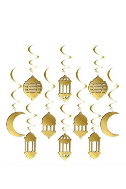 Masalsı Concept 10 Lu Gold 3d Tavan Süs Hoşgeldin Ya Şehri Ramazan Bayramı 11...