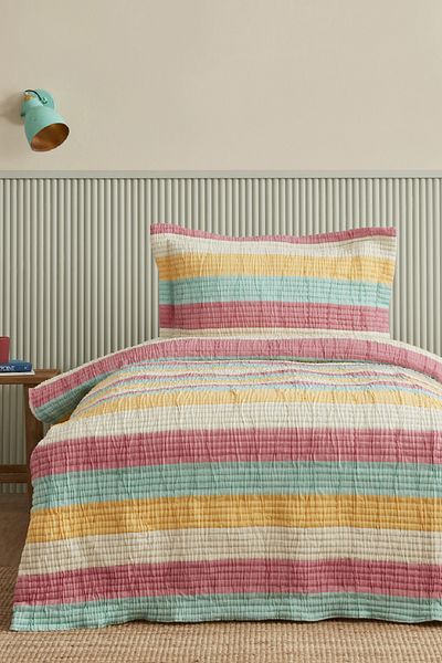 Karaca Home Octavia Water Green Single Bedspread Set