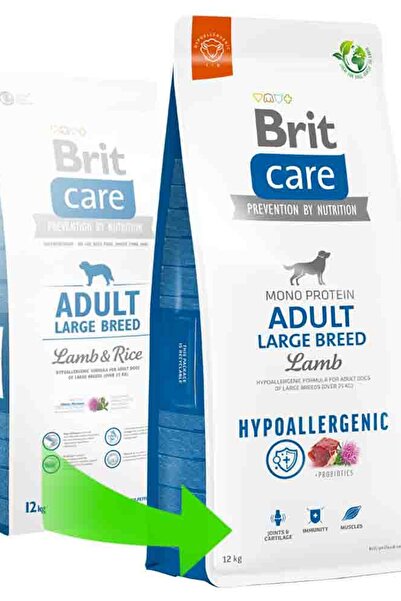 Brit Care Hipoalerjenik Kuzulu Büyük Irk Yetişkin Köpek Maması 12 Kg