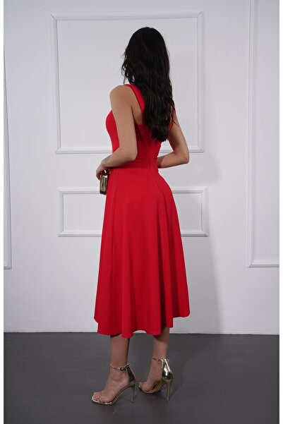 elbisenvarmı Athlete Collar Midi Dress