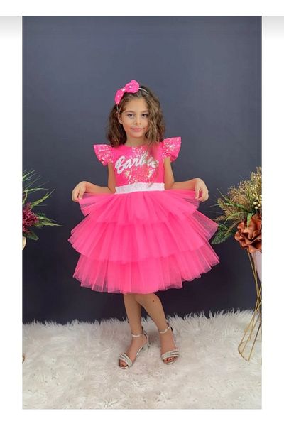 Esterella FLUFFY DRESS / CROWNED BIRTHDAY PARTY GOWN DRESS / TULLE FLUFFY COSTUME