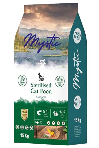 Mystic Mystıc Az Tahıllı Somonlu Kısırlaştırılmış Kedi Maması 15kg