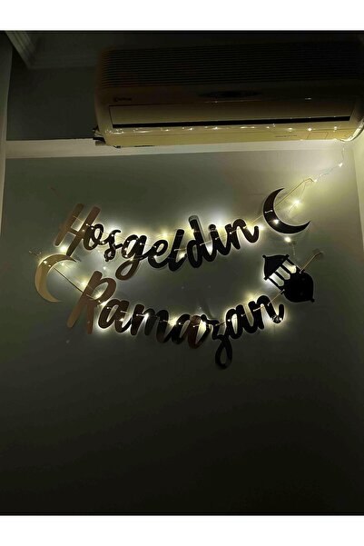 Masalsı Concept Ramazan süsleme seti Hoşgeldin Ramazan Kaligrafi banner Led d...