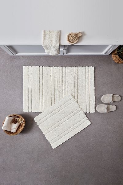 Doqu Home Doquhome Pera Χαλάκι Μπάνιου Κρέμα 60x100cm