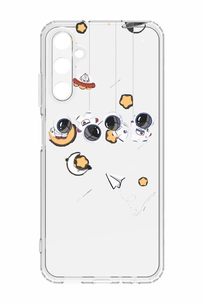 BGAKSESUAR Samsung Galaxy A05s Transparent Color Silicone Case with Print and...