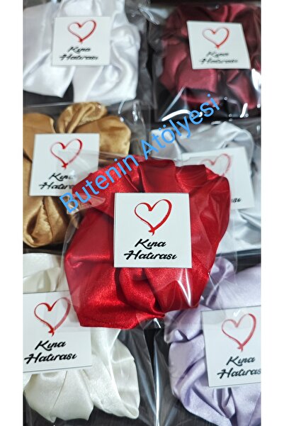 Butenin Atölyesi Henna Souvenir, Bride, Bachelorette Gift Satin Buckle (5 PCS...
