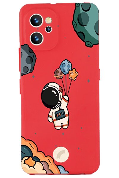 Reeder حافظة سيليكون باللون الأحمر S19 Max Pro مع طباعة وحماية الكاميرا