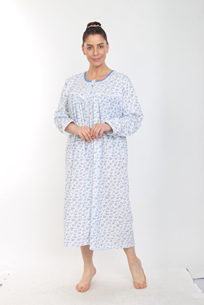 SEVA Anne, Hastane Geceliği Battal Rahat Kalıp Yazlık %100 Pamuk Kumaş