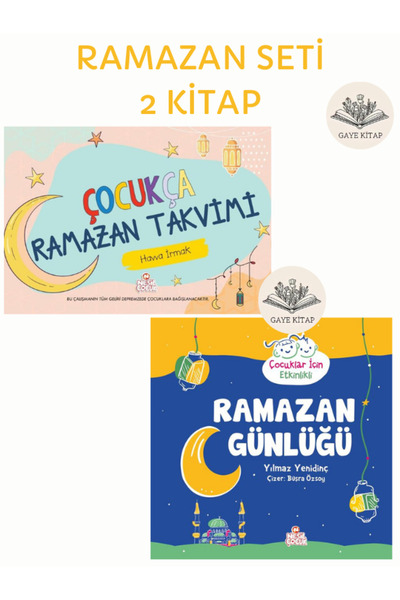 Nesil Çocuk Yayınları Childish Ramadan Calendar and Ramadan Diary (Set of 2 B...