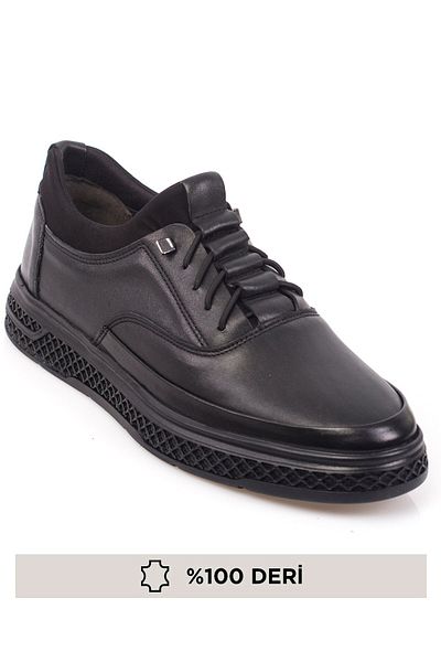 maximoda Pantofi pentru bărbați din piele naturală, elastică, fără șireturi, ortopedice complet, din piele interioară și exterioară