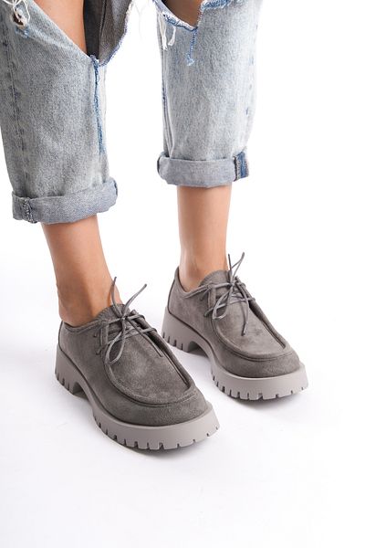 MARSEDO Γυναικεία Loafer Moccasin Lace-Up Casual Παπούτσια