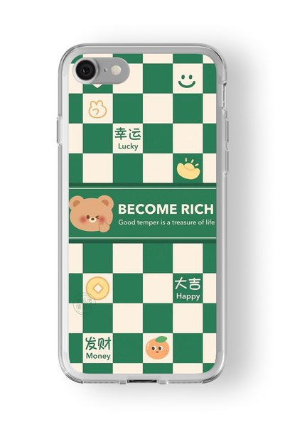 Multitronic حافظة شفافة مطبوعة بتصميم ثري متوافقة مع هاتف Iphone 6 و6s