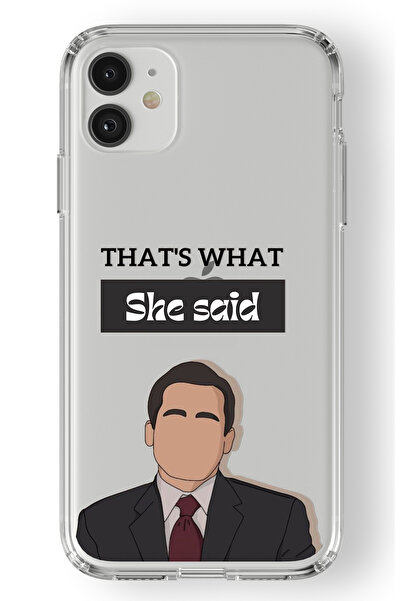 Multitronic Iphone 11 Uyumlu The Office Michael Scott Tasarım Baskılı Şeffaf ...