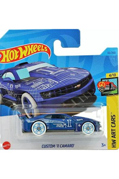 HOT WHEELS CUSTOM 11 CAMARO HW ART CARS METAL OYUNCAK ARABA