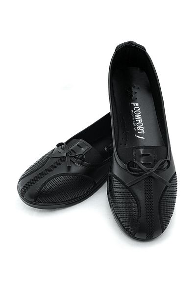 NewOneMall Pantofi de damă cu talpă ortopedică Comfort Black Classic Mother