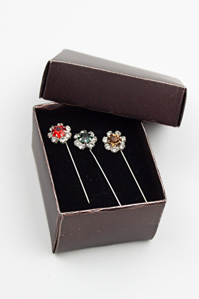 Pridza Kristal Taşlı Başörtüsü İğnesi