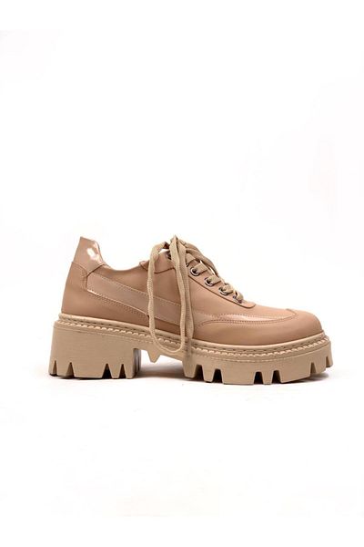 bescobel Women's Nut Aklen Daily Walking Leofer Loafer Shoes-710