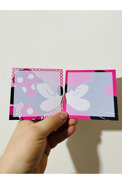 Cuppy Box Mickey And Minnie Memo Pad 2 Pieces Total 60 Sheets