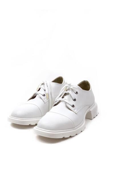 bescobel Жіночі білі мокасини з шнурівкою для щоденних прогулянок Leofer 402