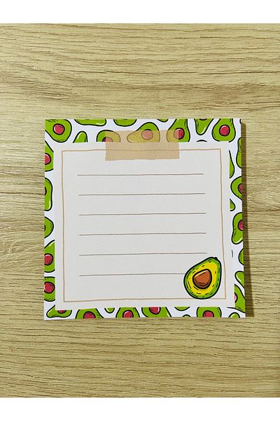Cuppy Box Avocado Memo Pad 30 Sheets