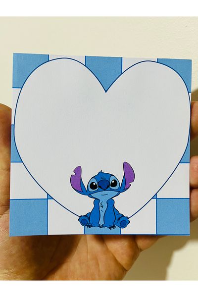 Cuppy Box Stitch Love Memo Pad 30 Sheets