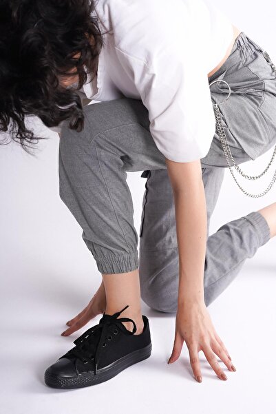 bescobel Unisex Charcoal Linen Shoes