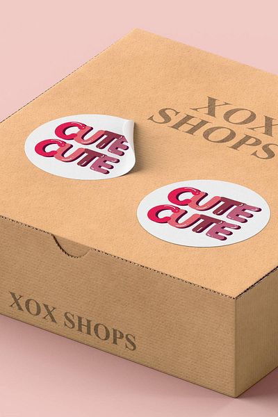 Basic Sense Coated Thank You Sticker Thanks Label Colorful Cute Package Packaging Label - 3x3cm 90 Pieces - ST2091