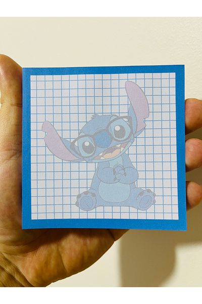 Cuppy Box Stitch Square Memo Pad 30 Sheets