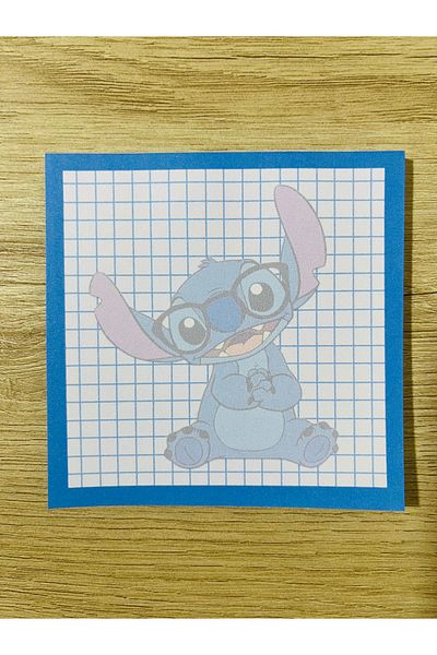 Cuppy Box Stitch Square Memo Pad 30 Sheets