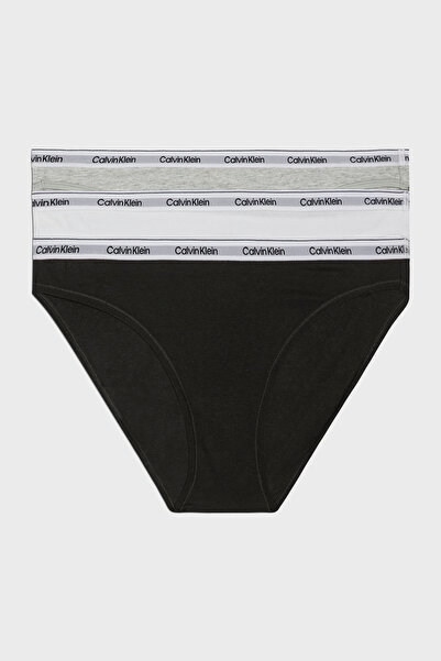 Calvin Klein Streç Pamuklu Düşük Bel 3 Pack Külot 000QD5207EMPI  KÜLOT 000QD5207E MPI