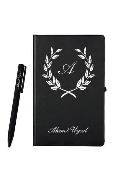 Bolbolhediye Kişiye Özel Sevgiliye Hediye Şık Tasarımlı Defter Kalem Hediye Seti