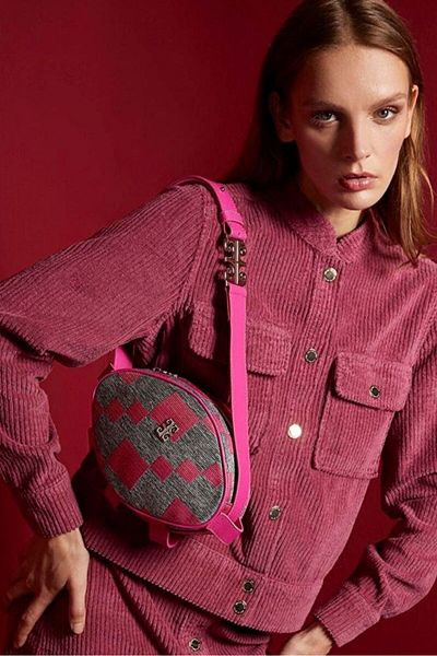 Pierre Cardin Geantă de umăr pentru femei By Can Oker Fuchsia 05pcc22k2005-kt