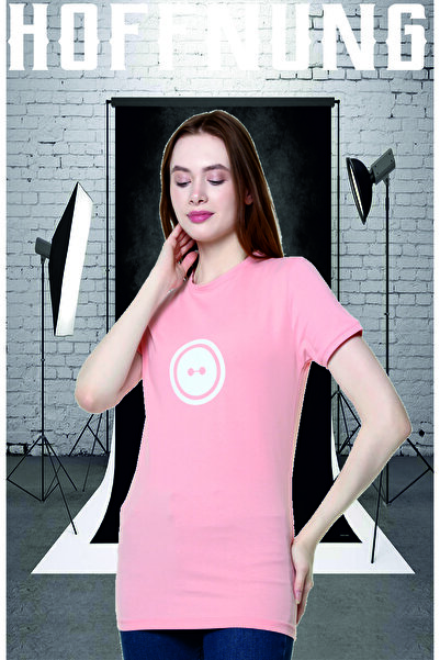 HOFFNUNG Ψηφιακή εκτύπωση με κουμπιά μπλουζάκι 100% βαμβακερή λεπτή εφαρμογή ...