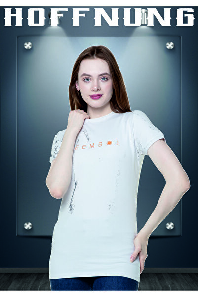 HOFFNUNG Μπλουζάκι Neembol Digital Printed 100% Cotton Slim Fit Crew Neck κοντομάνικο μπλουζάκι