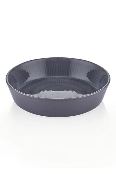 The Mia Gray Noon Salad Bowl 23X6 cm Size