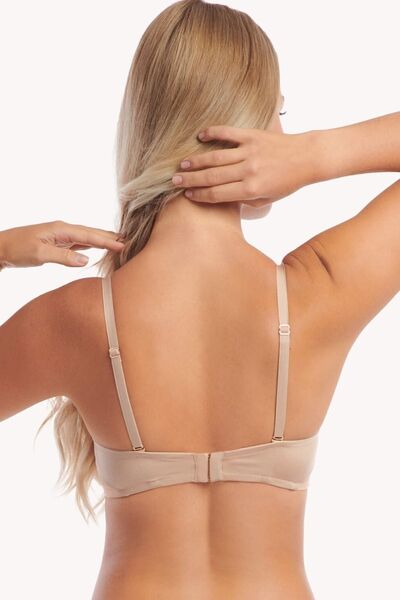 Lisca Sutien fără bretele cu sârmă din burete subțire Grace