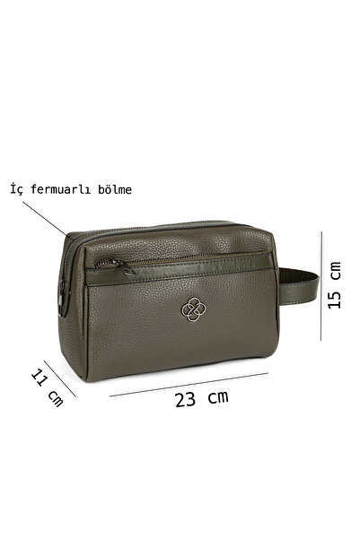 Sevinç Çanta Personal Shaving & Make-up Care Bag Large Size Khaki