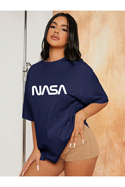 Revasser Unisek žene / muškarci NASA šarena prilagođena štampana pamučna češl...